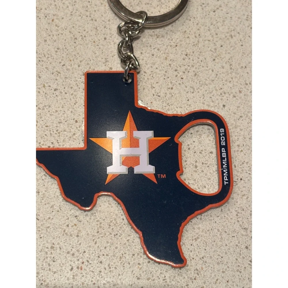 Houston Astros MLB Texas State Shape Keychain Bottle Opener Team ProMark 2019